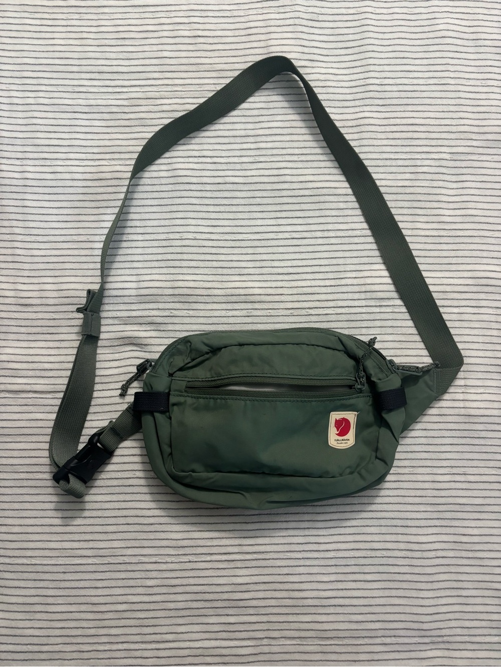 Fjallraven Olive Green Crossbody Sling Bag